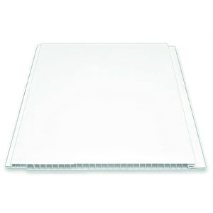 Düz Beyaz Plastik Pvc Duvar - Tavan Lambiri / 40 Adet 20 Cm X 1,5 Metre - 12 Metrekare