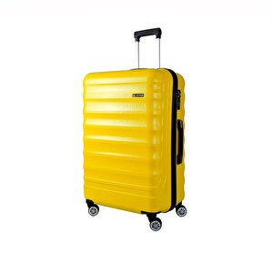 Vegmann Delphin Serisi Sarı Büyük Boy Valiz,bavul