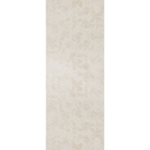 Yıkanabilir Kaymaz Tabanlı Violin Embos Kesme Rulo Halı Yolluk Krem 80x400 cm