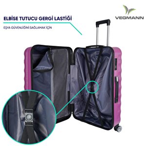 Vegmann Delphin Serisi Violet Kabin Boy Valiz , Bavul