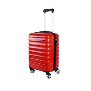 Delphin Serisi Kırmızı Kabin Boy Valiz , Bavul Kırmızı