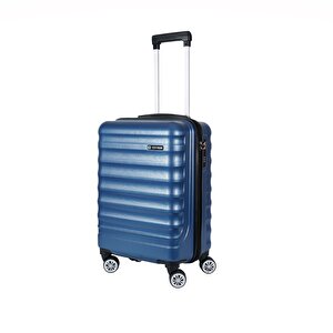 Delphin Serisi Mavi Kabin Boy Valiz , Bavul Mavi