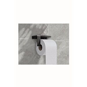 Ri̇si̇ngmaber Metal Banyo Havlu Askılığı & Tuvalet Kağıdı Askılığı 2li Set Mat Siyah