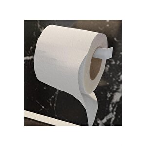 Metal Beyaz Yapışkanlı Tuvalet Kağıtlık, Yapışkanlı Wc Kağıtlık, Tuvalet Kağıdı Askısı 3m Yapışkanlı Tasarım