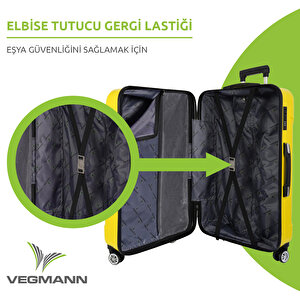Vegmann Vela Sarı Orta Boy Valiz