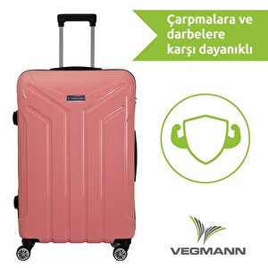 Vegmann Vela Pembe Büyük Boy Valiz