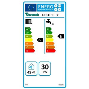Baymak Duo Tec Premix 33/33 Kw (28.000 Kcal) Tam Yoğuşmalı Kombi