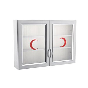 2 Kapaklı Pvc Ecza Dolabı Ve Acil Durum Ilk Yardım Seti