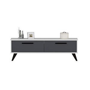 Active Tv Ünitesi Beyaz Antrasit 120 Cm