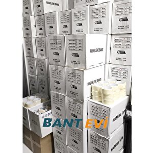 Maskeleme Bandı 1 Koli 18mm Kağıt Bant 96 Adet Boyacı Bandı 18 mm