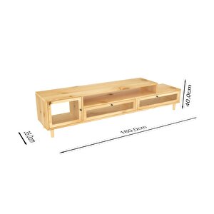 Arya Masif Ahşap Tv Ünitesi