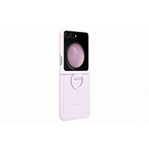 Galaxy Z Flip 5 Yüzüklü Silikon Kılıf - Lavanta Ef-pf731tvegww