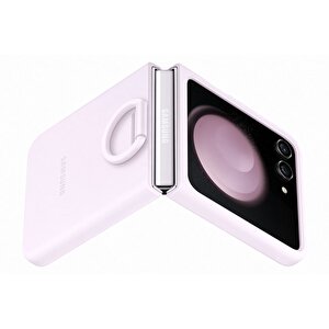 Galaxy Z Flip 5 Yüzüklü Silikon Kılıf - Lavanta Ef-pf731tvegww