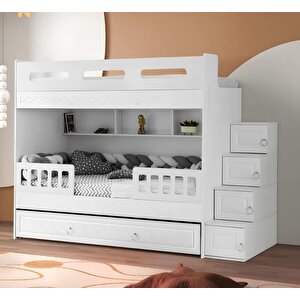 Trend Yarı Mdf Membran Kaplama 3lü Yavrulu Ranza 2 Montaj Dahil
