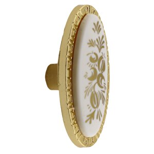 Palmira Düğme Dolap Kulpu Mobilya Mutfak Çekmece Kapak Kulp Kulbu Gold Metal Kulp Tek Vidalı