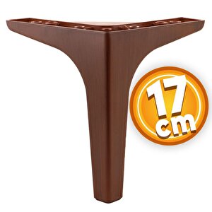 Sedef 6'lı Set Mobilya Tv Ünitesi Konsol Koltuk Kanepe Destek Ayağı 17 Cm Ahşap Desenli Ayakları