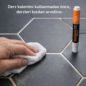 (3'lü SET) Derz Kalemi Derz Dolgu Yenileme Hızlı Kuruyan Su Bazlı Kokusuz Kalıcı Fayans Yenileme Kalem