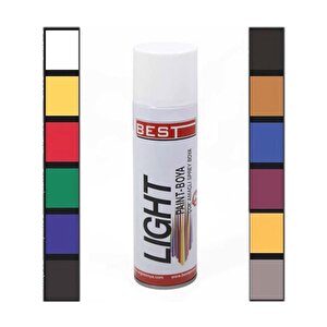 Best Light Sprey Boya Akrilik Takviyeli 250 Ml Hobi Boyası Beyaz