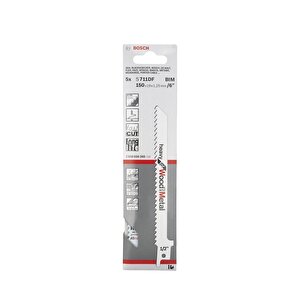 S 711 Df 100mm 5'li Ağır Hizmet Ahşap-metal Panter Testere 2608656260