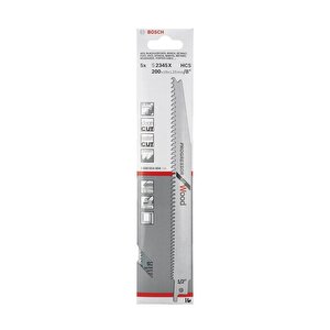 S 2345 X 150mm 5'li Progressor Ahşap Panter Testere Ucu 2608654404