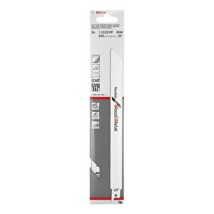 S 1122 Vf 175mm 5'li Esnek Ahşap-metal Panter Testere 2608654981