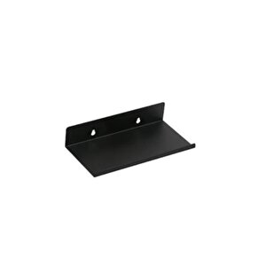Metal Siyah Duvar Rafı Mutfak Banyo Oda Rafı 20 Cm 30 Cm 40 Cm 3 Lü Paket