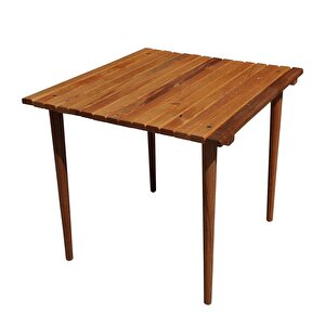 Ahşap Katlanır Rulo Masa Kamp Outdoor Bahçe Araç Araba Masası Çantalı 60x57