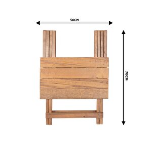 Ahşap Katlanır Masa Piknik Masası Balkon Masası