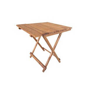 Ahşap Katlanır Masa Piknik Masası Balkon Masası