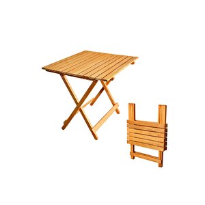 Ahşap Katlanır Masa Piknik Masası Balkon Masası