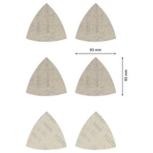 M480 93x93 Mm 6'lı Set Elek Telli Net Zımpara 2608901204