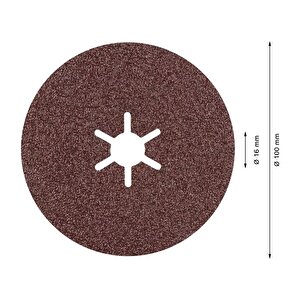 R781 Expert 100 Mm 80 Kum Metal Disk Zımpara 2608621790