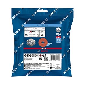 R782 Expert 115 Mm 80 Kum Inox Disk Zımpara 5'li 2608621806