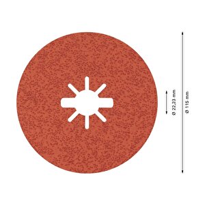 R782 Expert 115 Mm 36 Kum Inox Disk Zımpara 5'li 2608621804