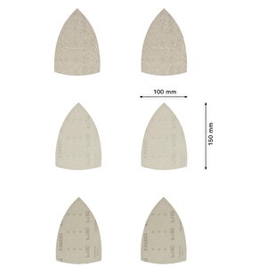 M480 100x150 Mm 10'lu Set Elek Telli Net Zımpara 2608901208