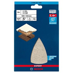 M480 100x150 Mm 10'lu Set Elek Telli Net Zımpara 2608901208