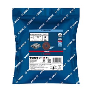 Bosch R781 Expert 100 Mm 60 Kum Metal Disk Zımpara 25'li 2608621789