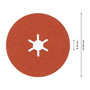 R782 Expert 100 Mm 60 Kum Paslanmaz Disk Zımpara 2608621817