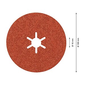 R782 Expert 100 Mm 36 Kum Inox Disk Zımpara25'li 2608621816
