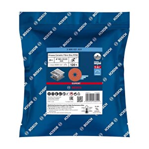 Bosch R782 Expert 180 Mm 120 Kum Inox Disk Zımpara 25'li 2608621831