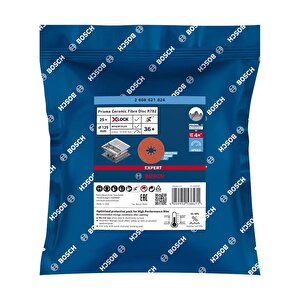 Bosch R782 Expert 125mm 36 Kum Inox Disk Zımpara 25'li 2608621824