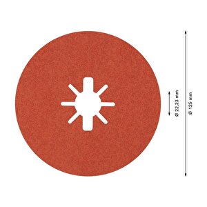 R782 Expert 125 Mm 60 Kum Paslanmaz Disk Zımpara 2608621809