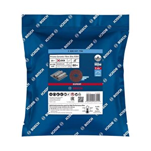 Bosch R781 Expert 125 Mm 80 Kum Metal Disk Zımpara 25'li 2608621796
