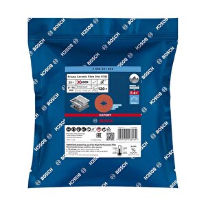 Bosch R782 Expert 115mm 120 Kum Inox Disk Zımpara 25'li 2608621823