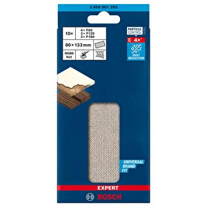 M480 80x133 Mm 10'lu Set Elek Telli Ağ Zımpara 2608901205