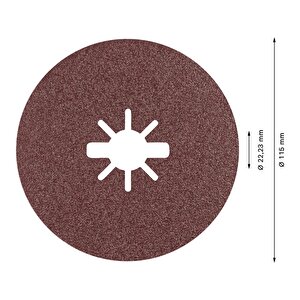 R781 Expert 115 Mm 60 Kum Metal Disk Zımpara 5'li 2608621780