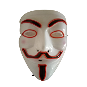 Cadilar Bayrami Halloween Vennatta Turuncu Işikli Maske 22cmx20cm