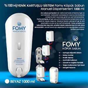 Köpük Sabun Beyaz Dispenser 1000 Ml