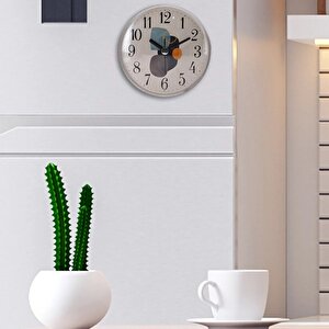 Kiely  Mıknatıslı Musica Buzdolabı Saati 11 Cm Bds-y