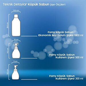 Fomy Classic Ferahlatıcı Derinlemesine Temizlik Kremsi Cilt Temizleme Köpüğü 1800+300 Ml